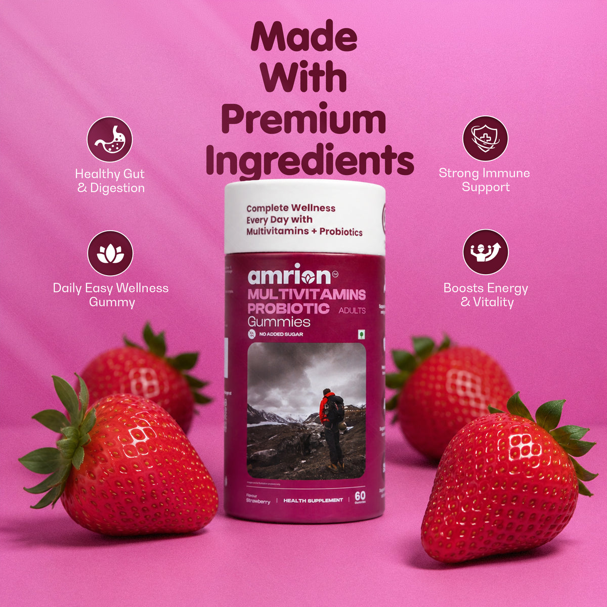 Multivitamin Probiotic Gummies Adults